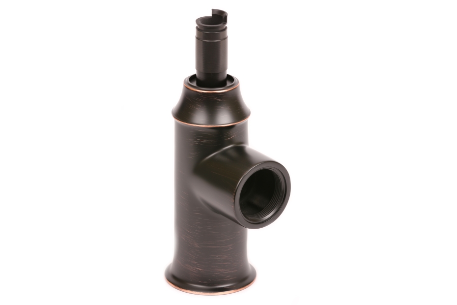brushed rubbed bronze faucet base